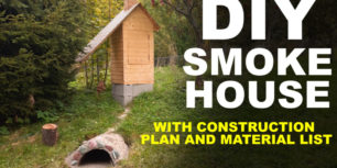 How To Build A Smokehouse - DIY smokehouse with Construction Plan and Material List