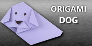 Origami dog - how to make a dog made of paper