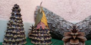 Pine cone decoration tree | Autumn decorations